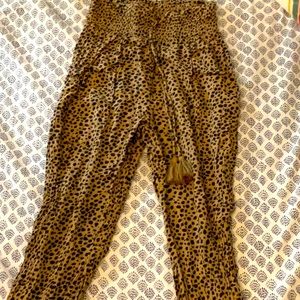 Animal Print Flowing Leggings Aerie
